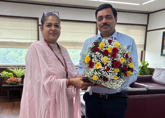 ITDC MD meets Chairperson, AAI